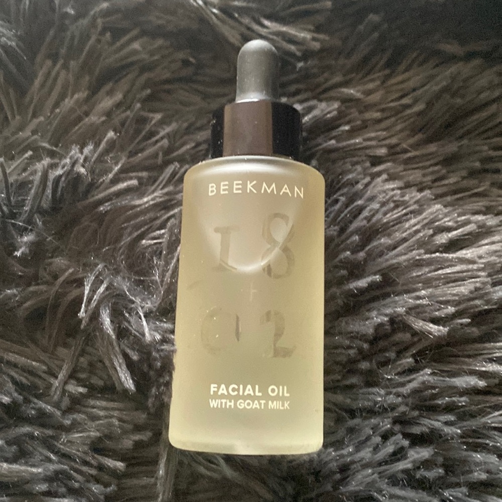BEEKMAN 1802 FACIAL OIL WITH GOAT MILK BARELY USED